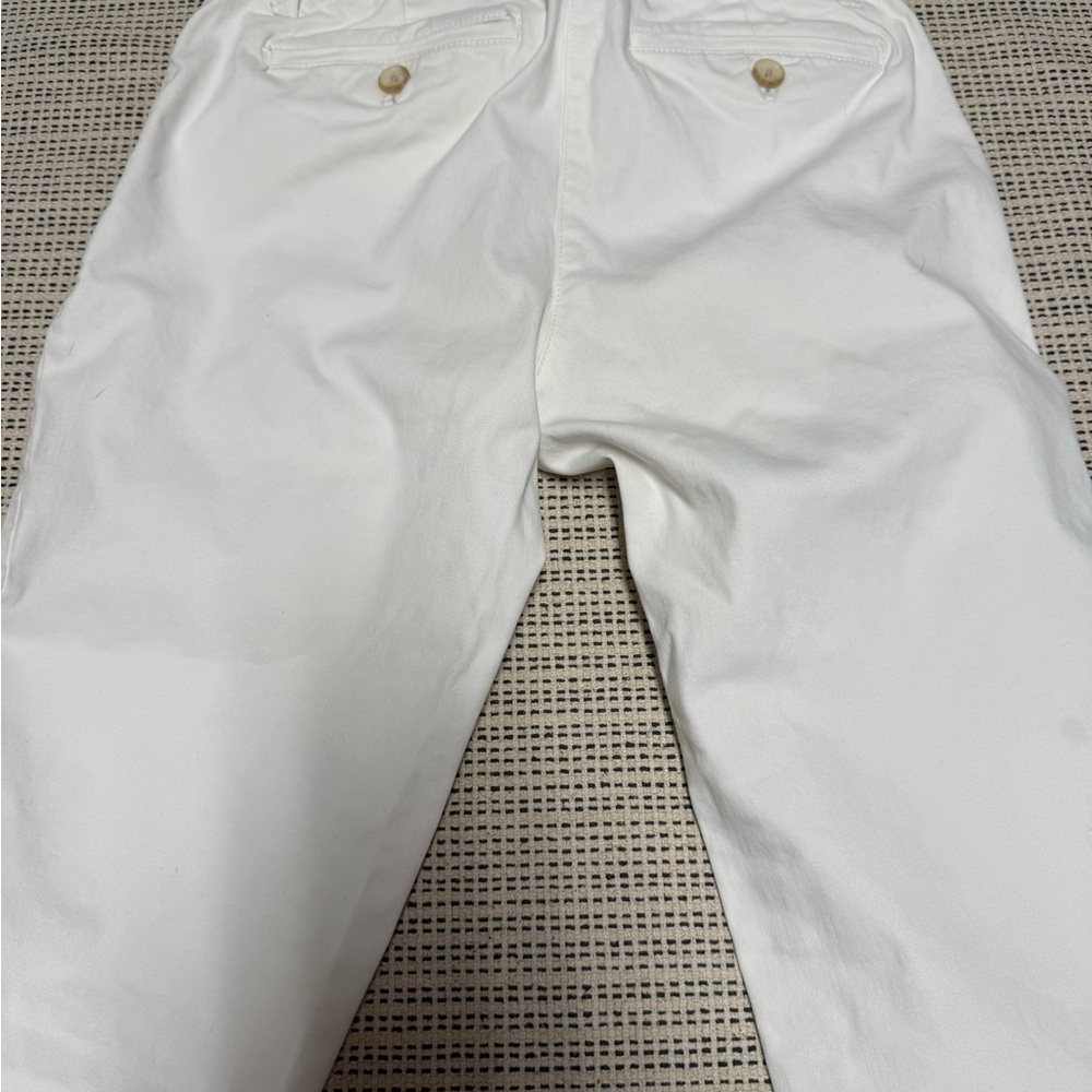 2 Tommy Bahama Woman’s White and Khaki Cotton Crop Ankle Pants - Picture 13 of 13